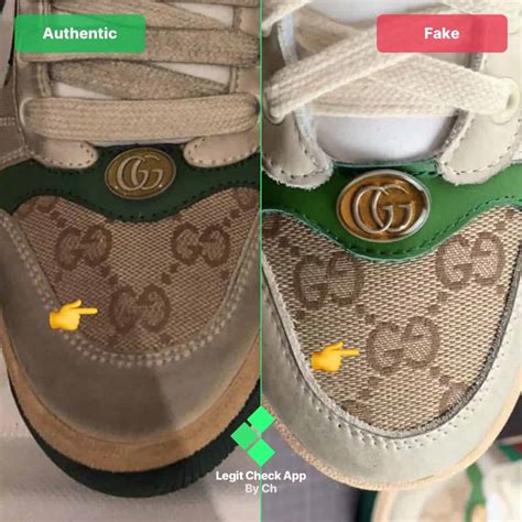 how to identify gucci shoes